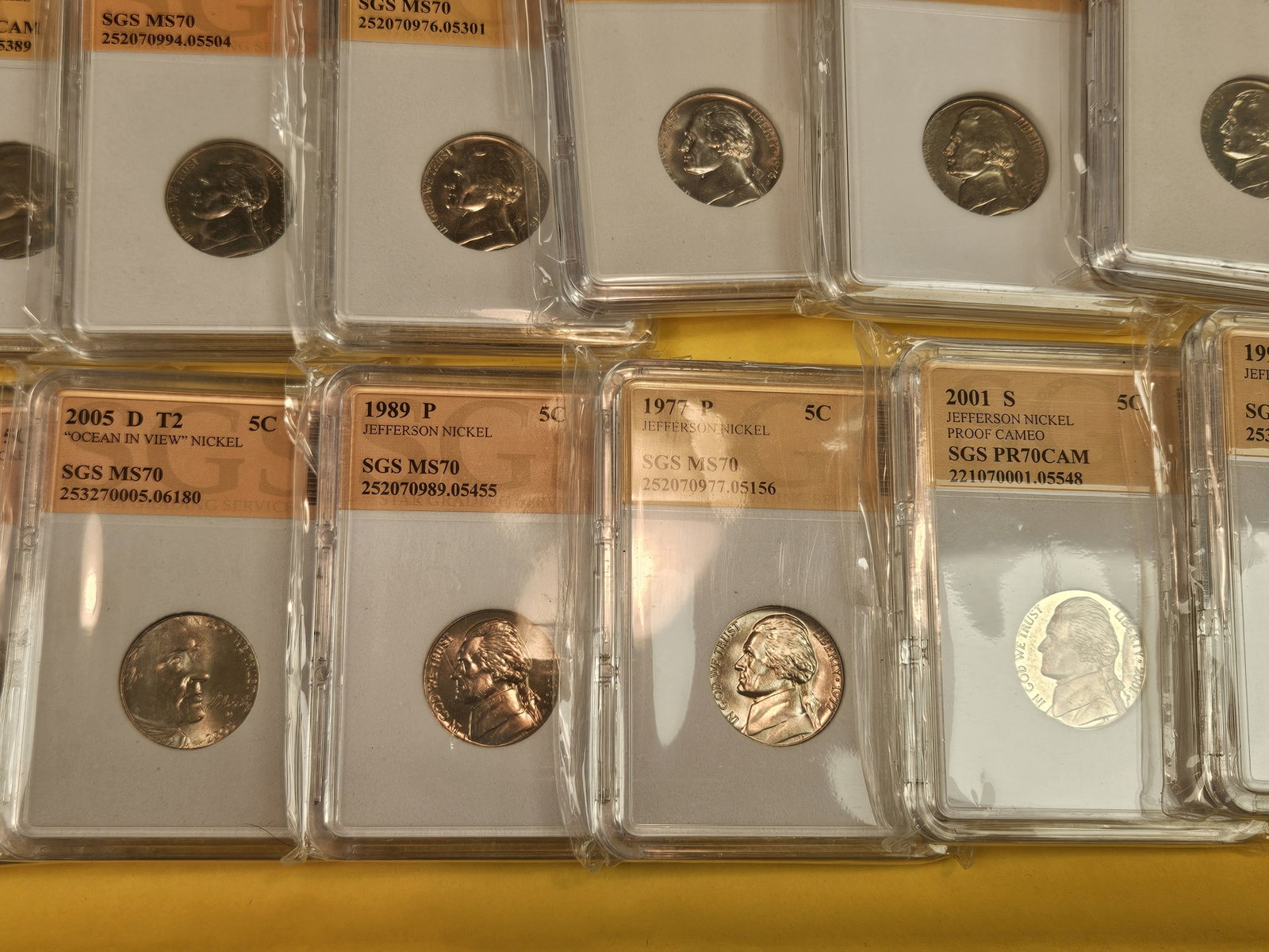 Twenty-three mixed Jefferson nickels - 6
