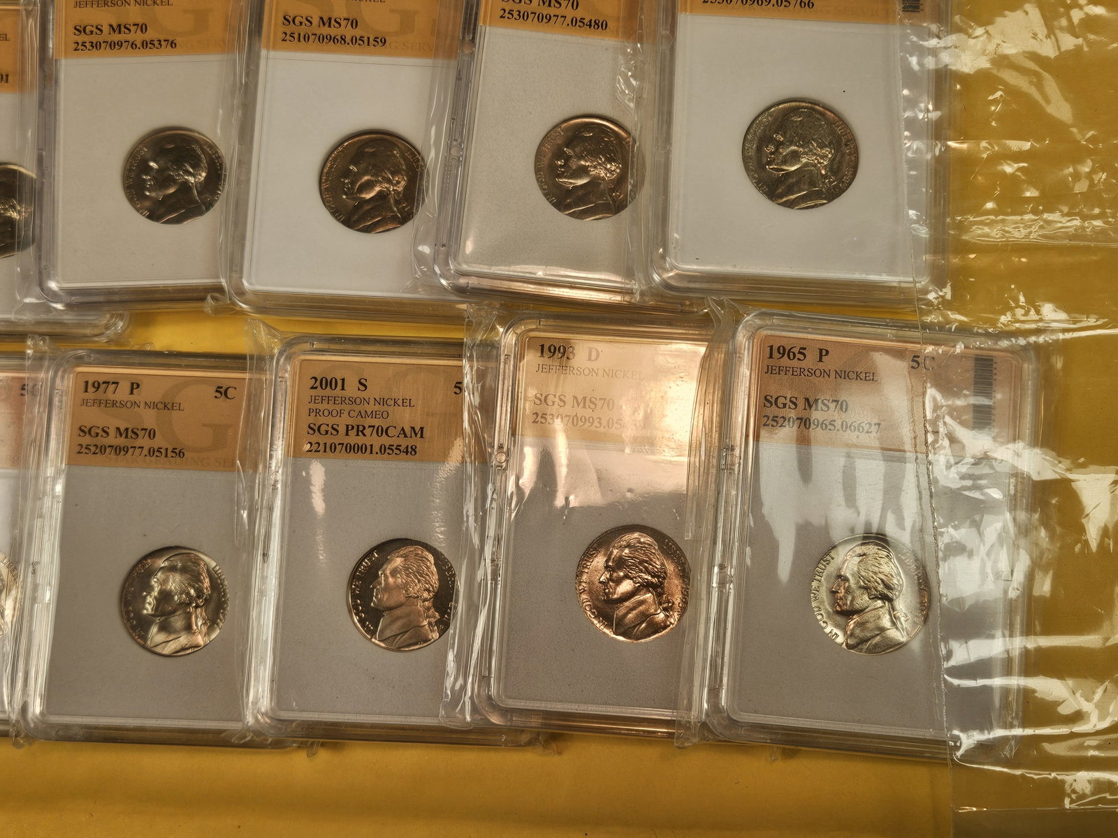 Twenty-three mixed Jefferson nickels - 7