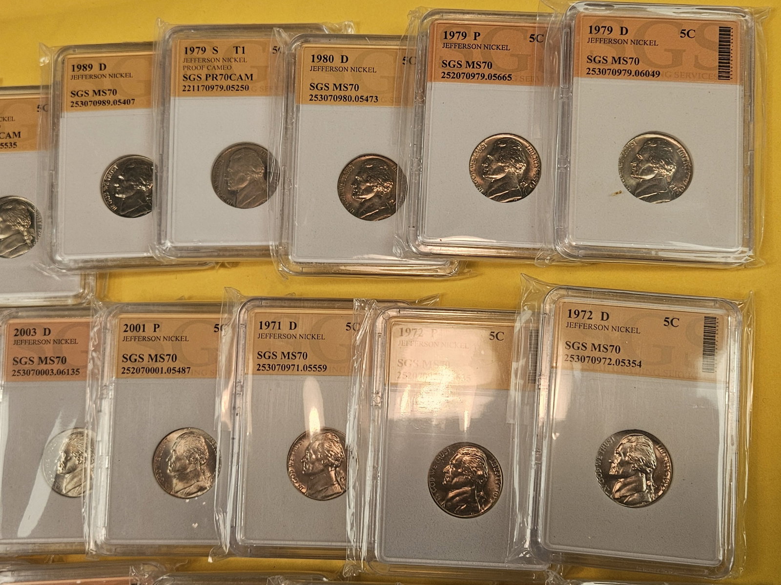 Twenty-four mixed Jefferson nickels - 4