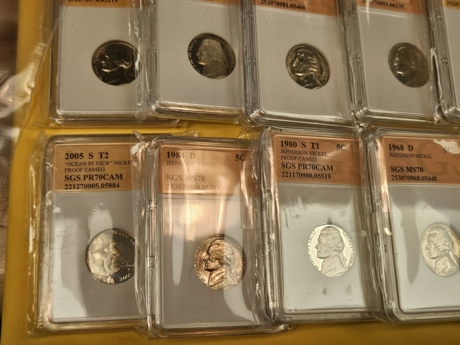 Twenty-four mixed Jefferson nickels - 5
