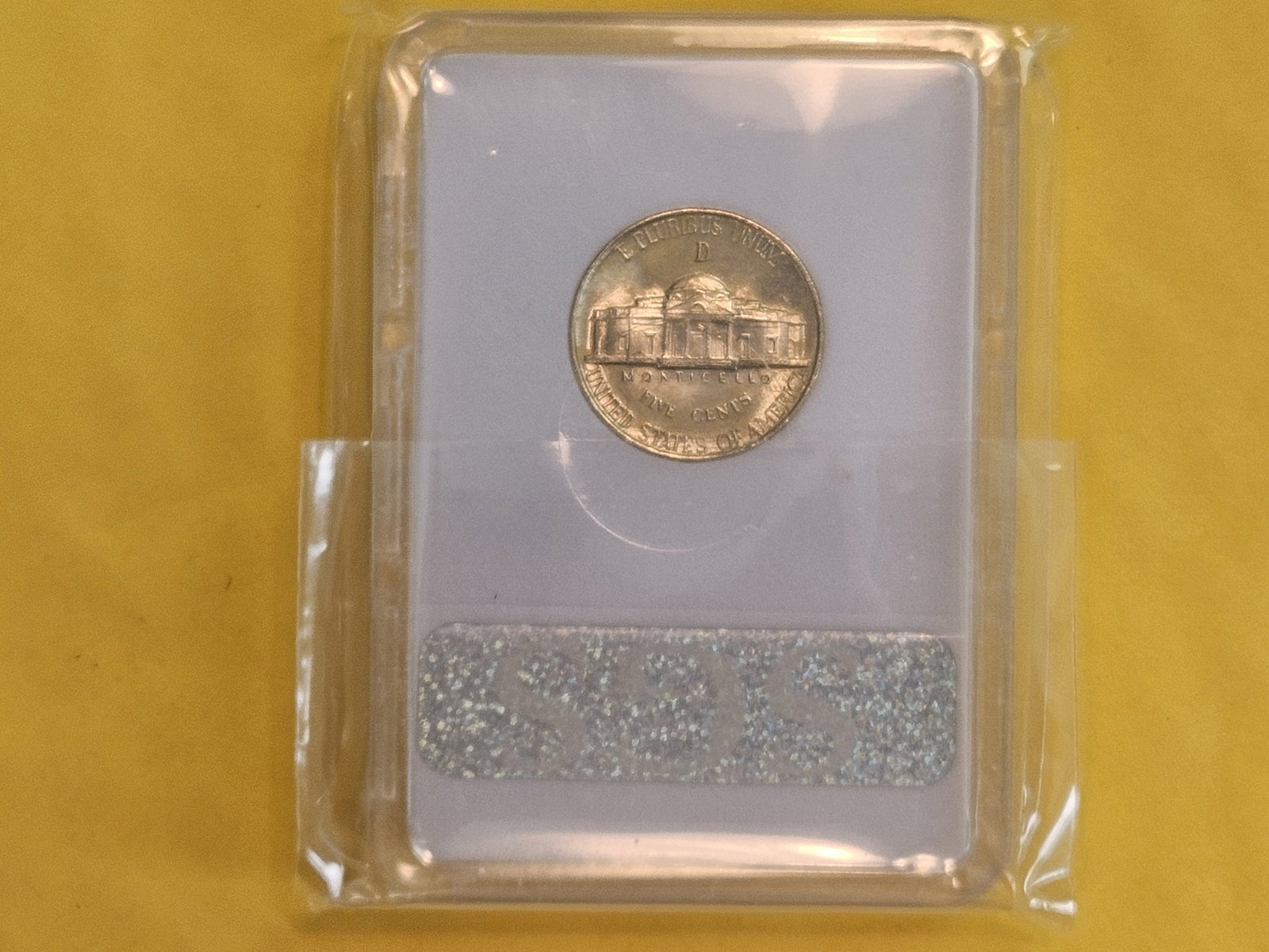 VARIETY! GEM Brilliant Uncirculated 1944-D Silver Wartime Jefferson Nickel - 3
