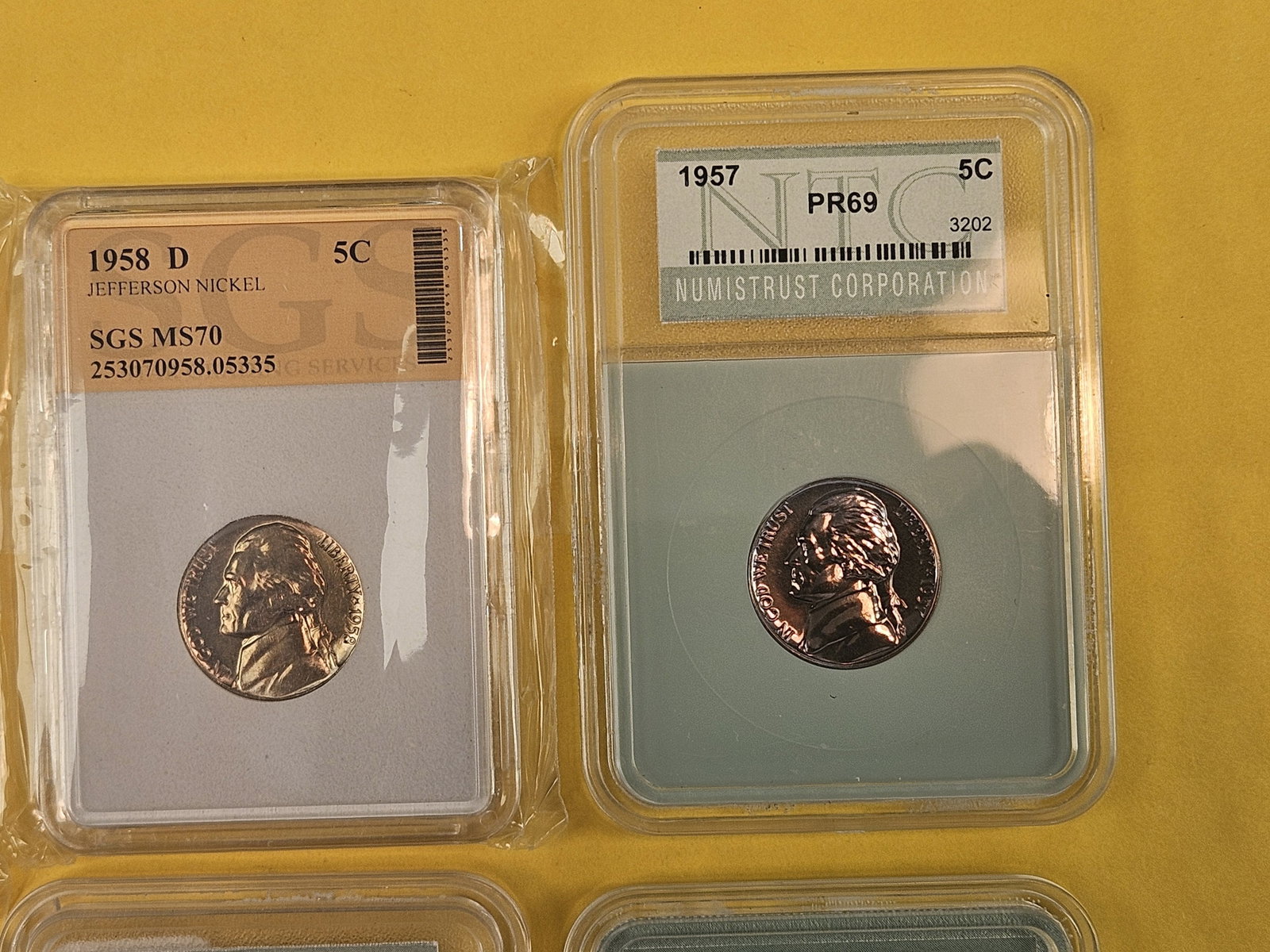 Eight GEM Brilliant Uncirculated Jefferson Nickels - 3