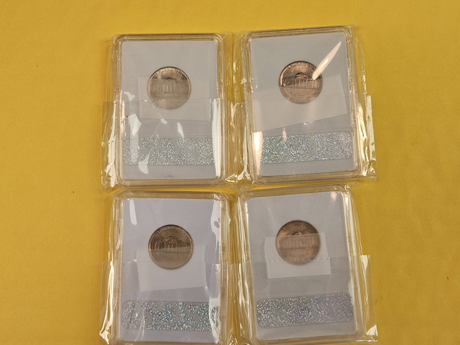 Four GEM Brilliant Uncirculated Jefferson Nickels - 6