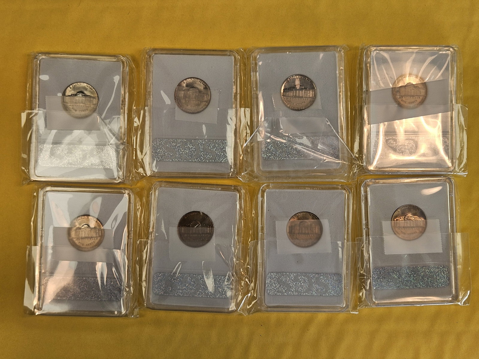 Eight GEM Brilliant Uncirculated Jefferson Nickels - 6