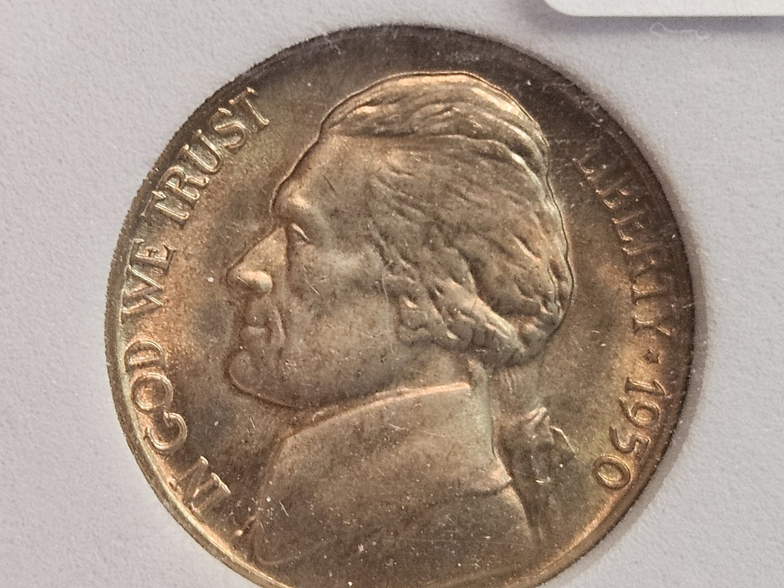 * KEY DATE * GEM Brilliant Uncirculated 1950-D Jefferson Nickel - 3