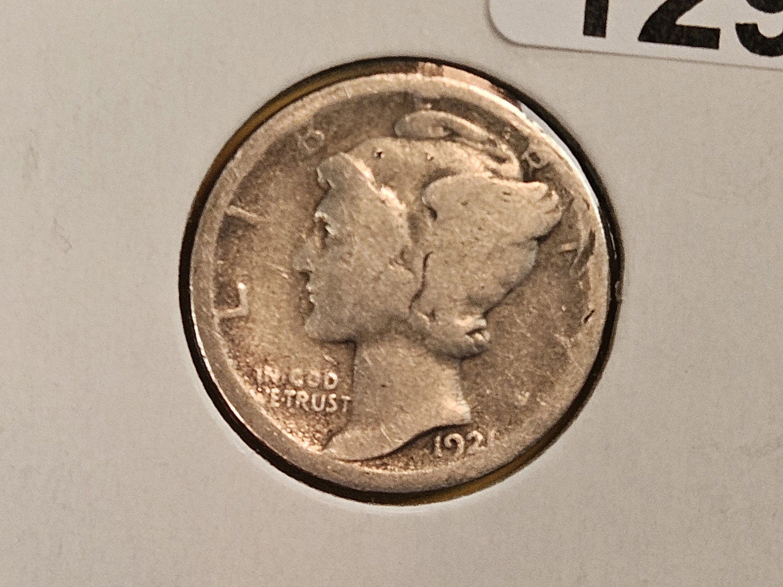 * KEY DATE * 1921 Mercury silver dime: Circulated