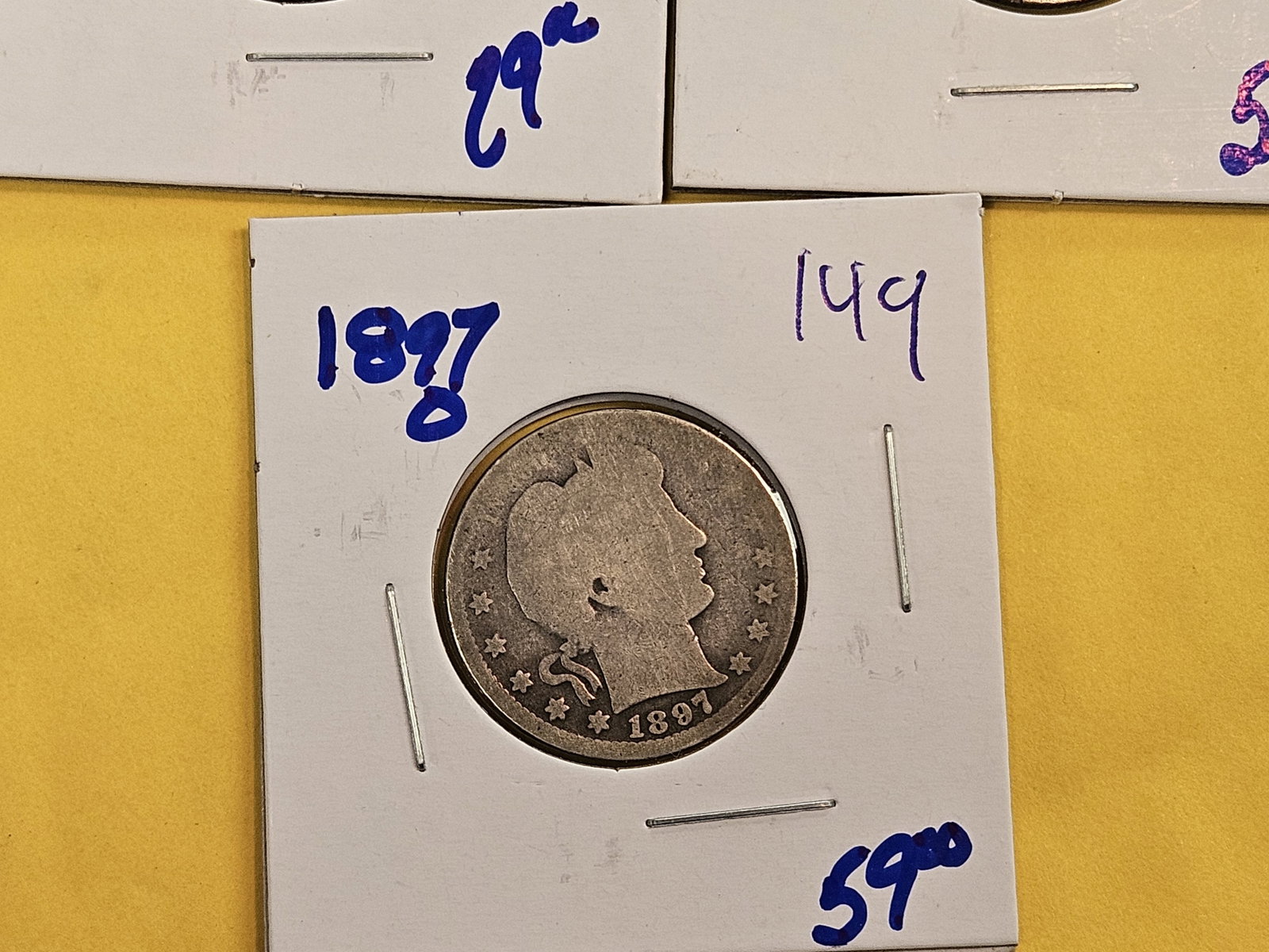 Three little better Barber silver Quarters - 3