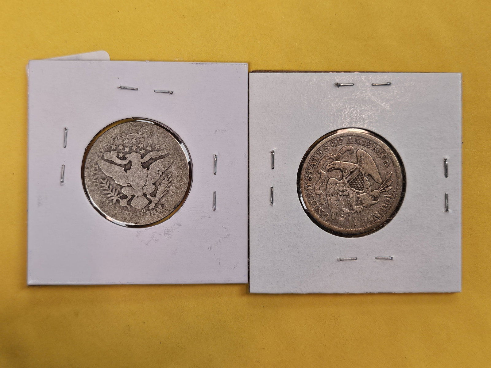 Two better, mixed, silver Quarters - 3