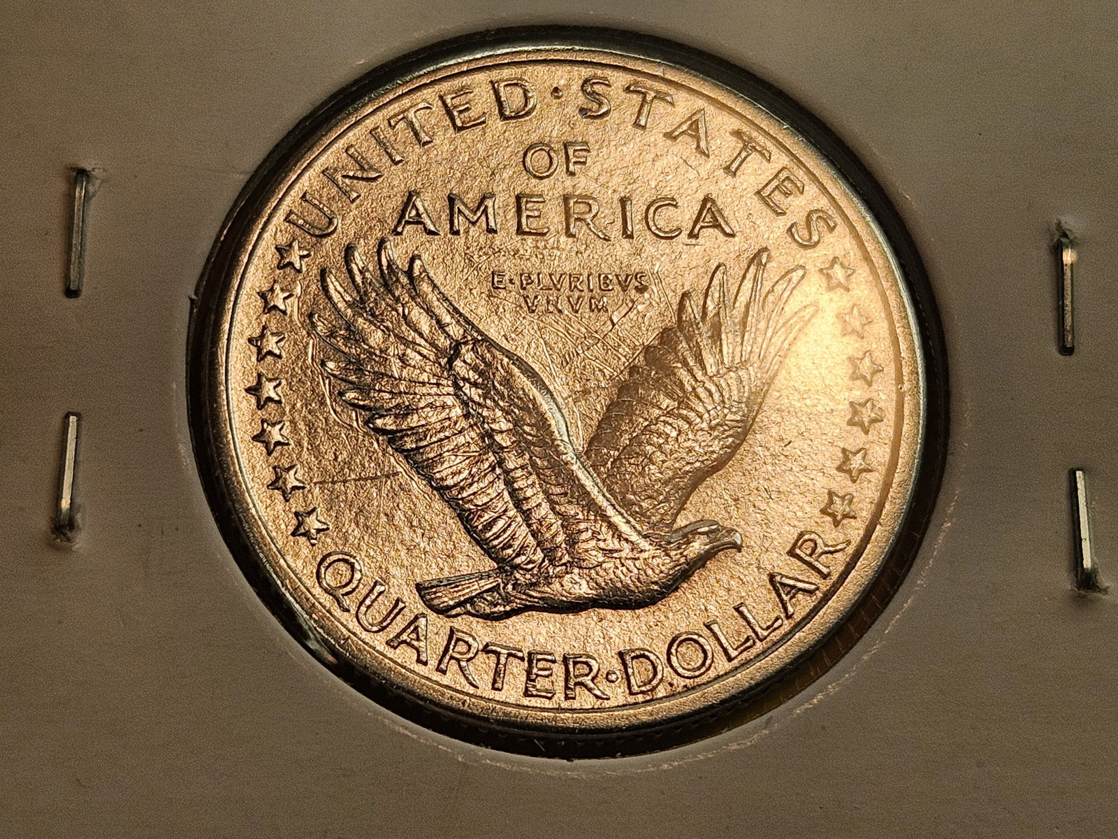 Bright 1917-D Type 1 Standing Liberty Quarter - 8