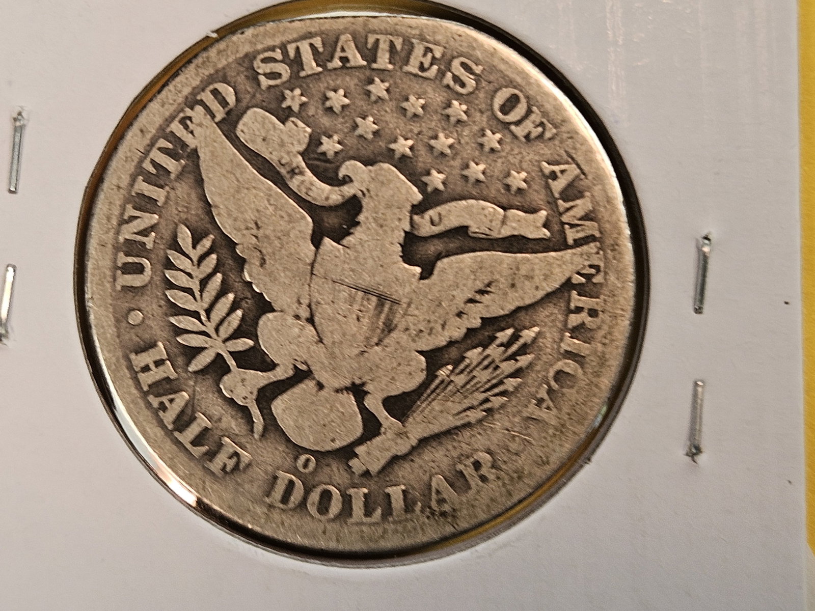 Better Date 1896-O Barber silver Half Dollar - 3
