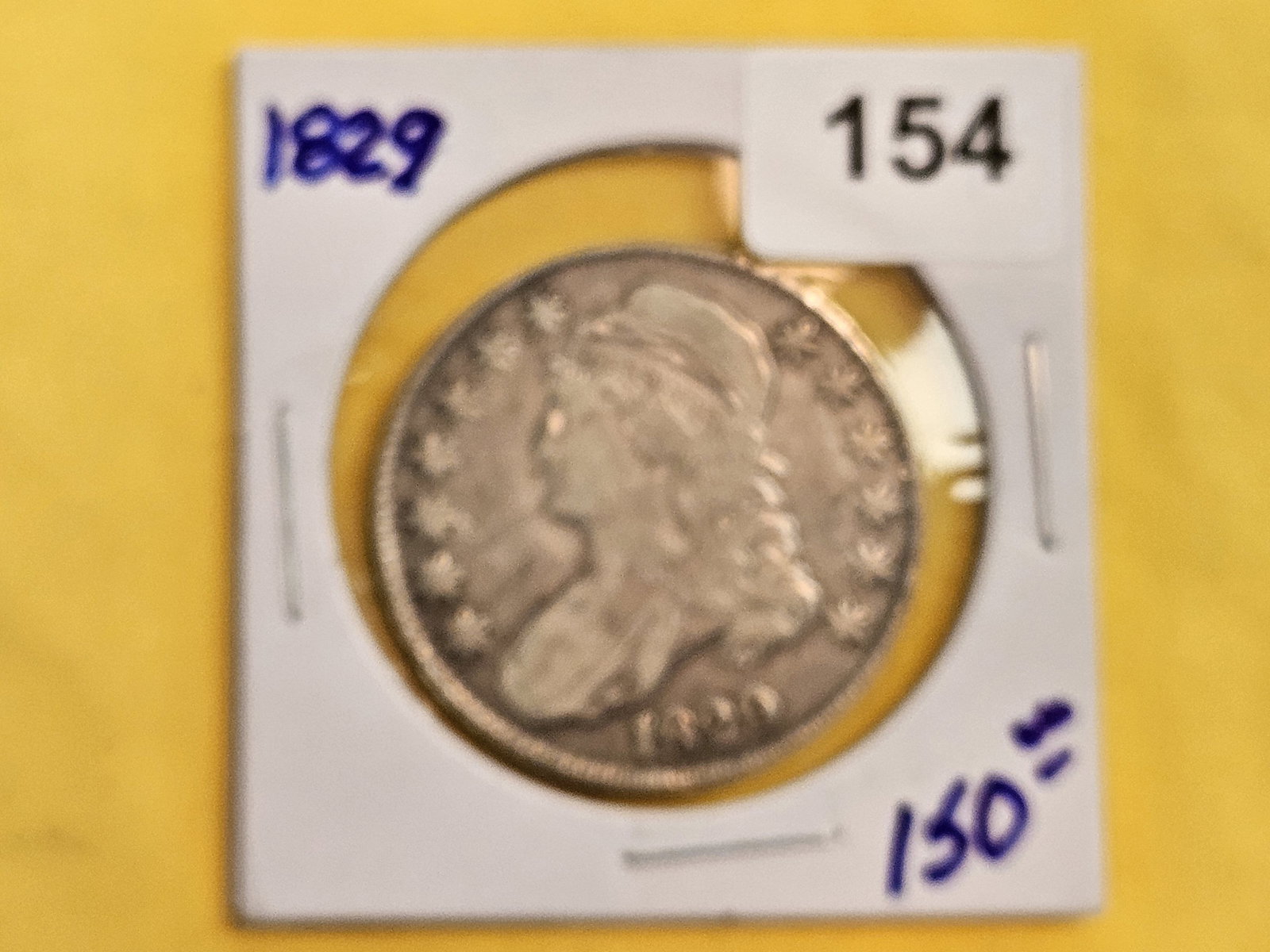 1829 Capped Bust silver Half Dollar - 2
