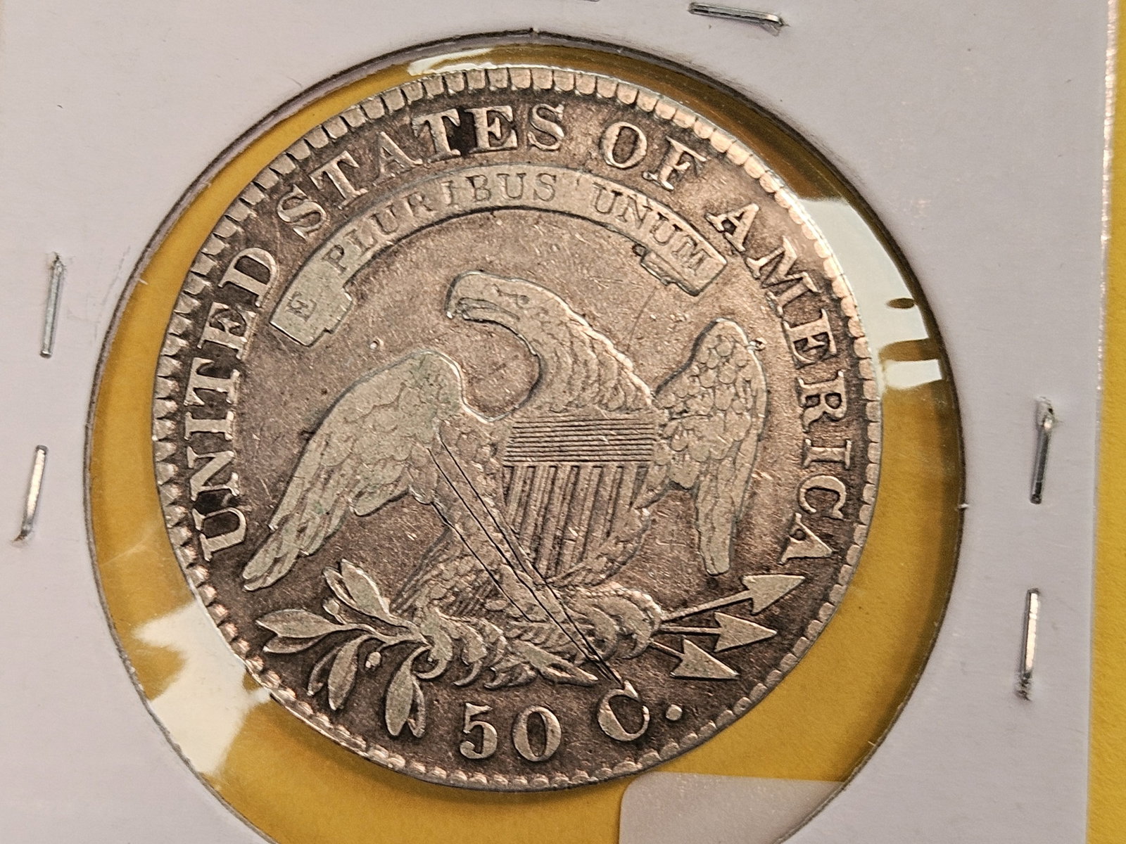 1829 Capped Bust silver Half Dollar - 3