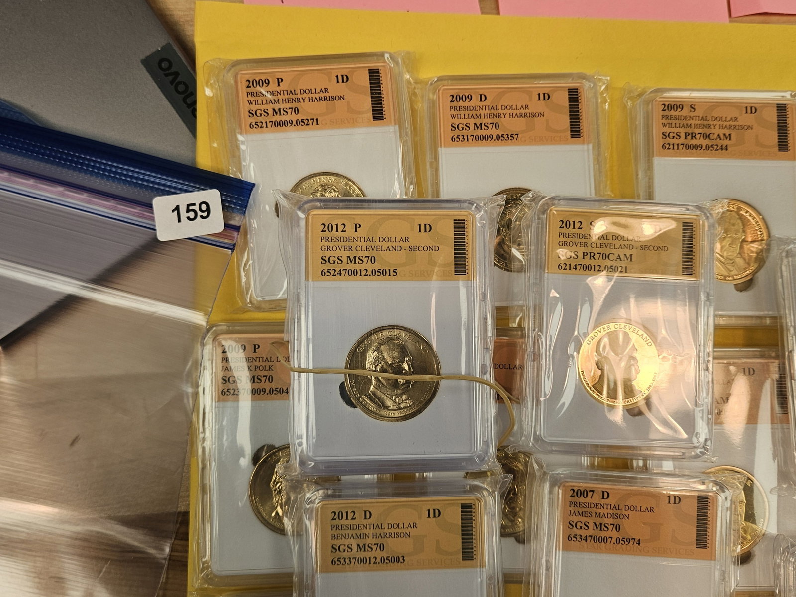 Twenty-Six Brilliant Uncirculated Presidential Dollars - 2