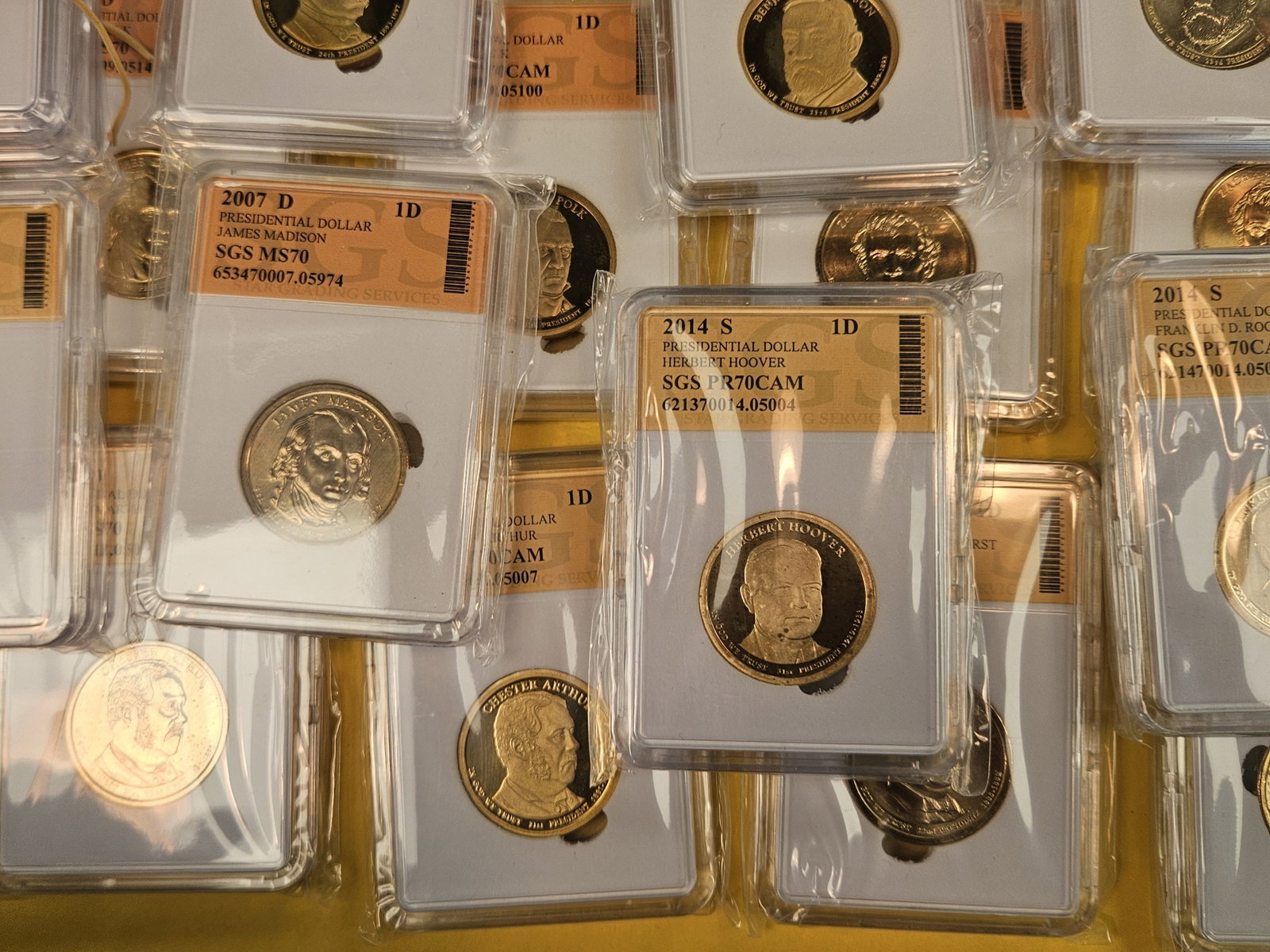 Twenty-Six Brilliant Uncirculated Presidential Dollars - 6