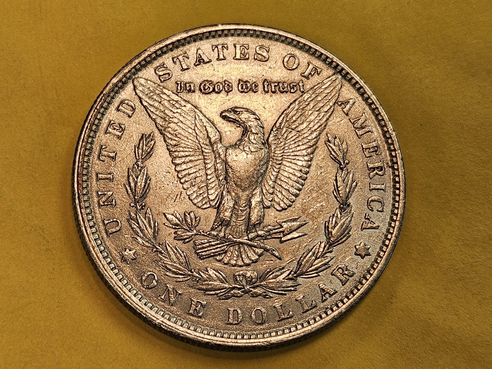 Variety! 1880 8/7 Morgan Dollar in About Uncirculated plus - 4