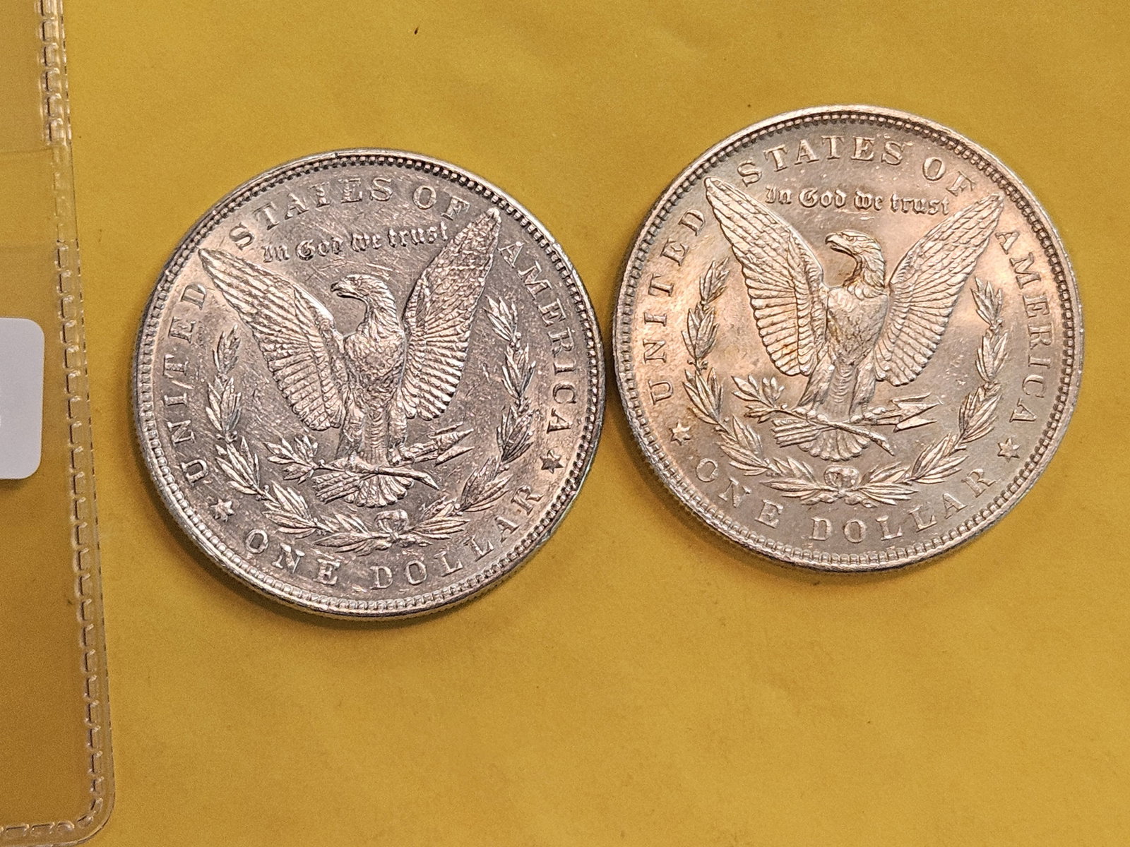 Two Brilliant About Uncirculated Plus Morgan Silver Dollars - 3