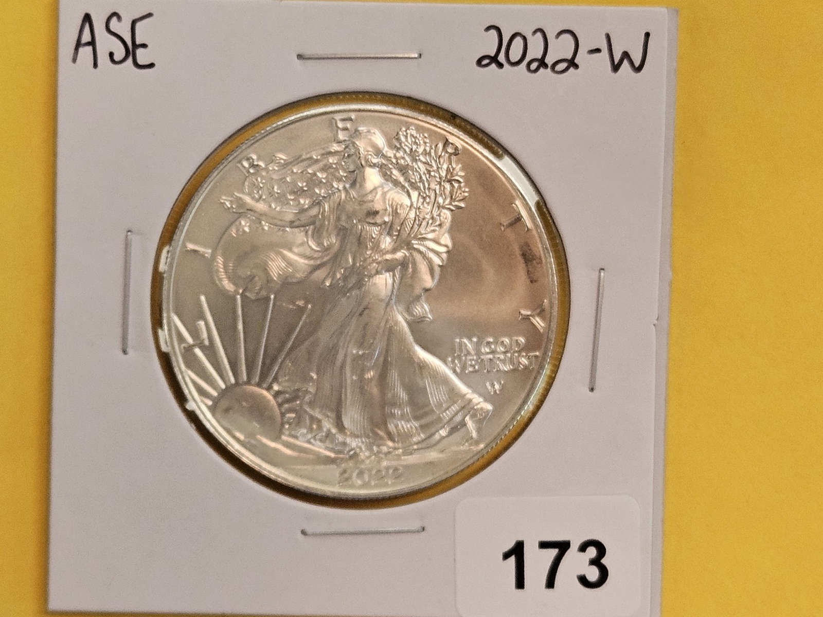 GEM Brilliant Uncirculated 2022 American Silver Eagle: Roll Fresh