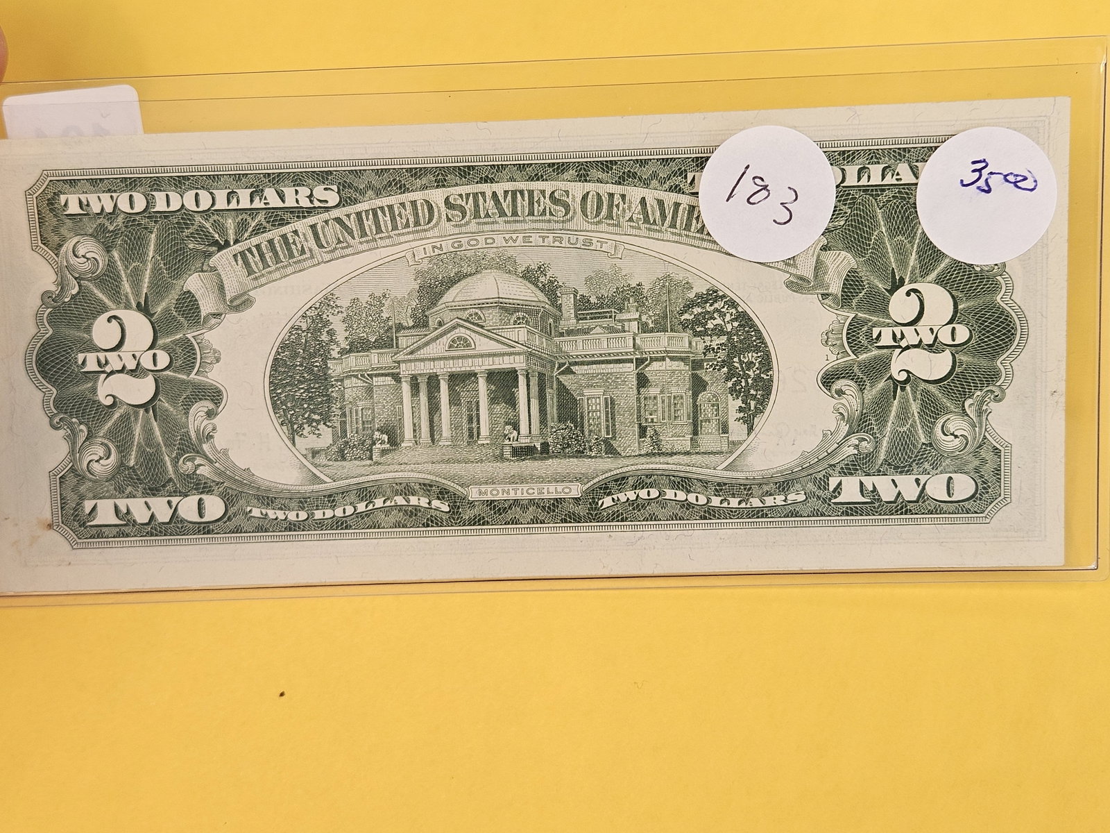 Crisp Series of 1963-A Two Dollar Red Seal STAR Replacement - 2