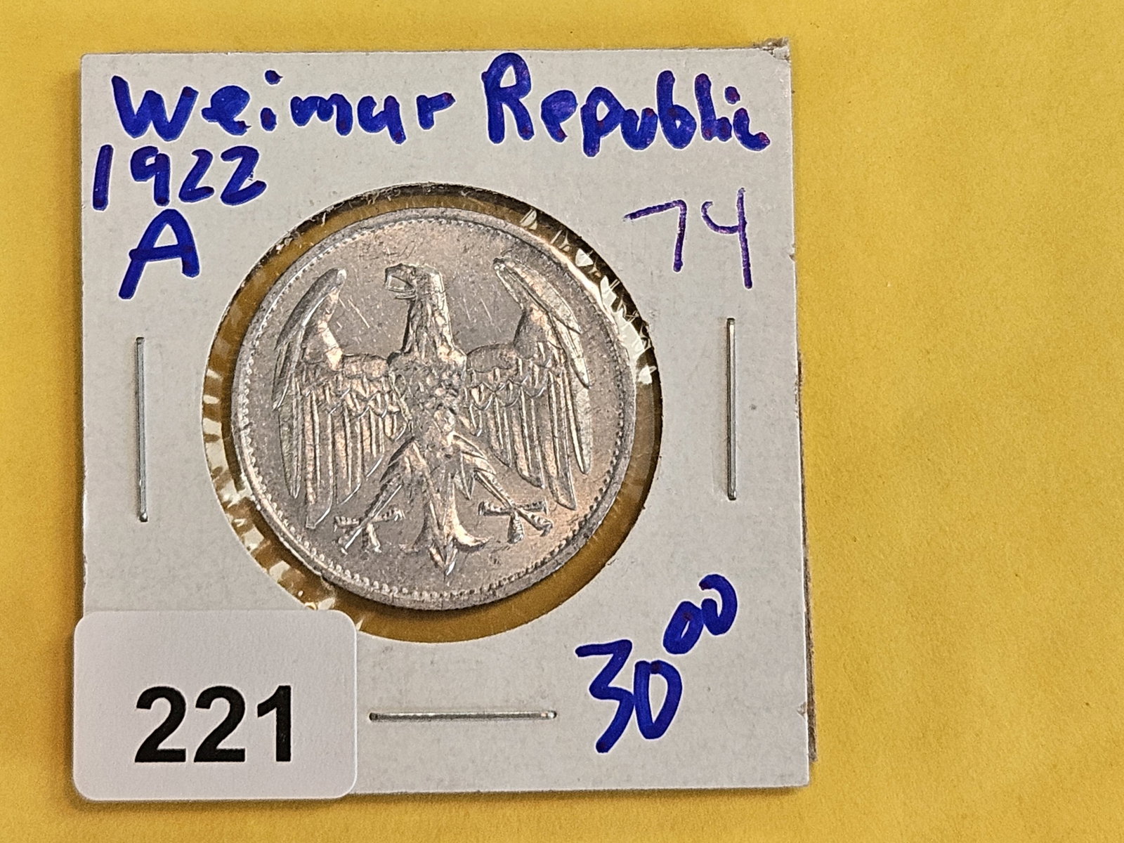 1922-A Germany 3 Mark - 2