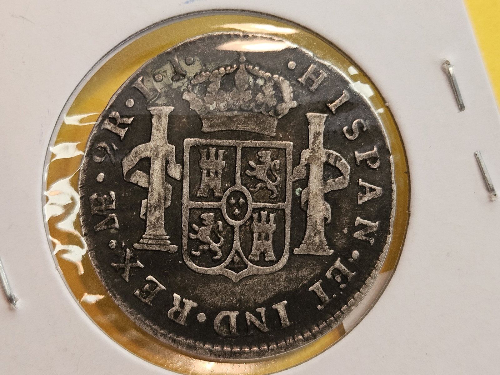 1795 Spanish Colonies silver 2 reals - 3