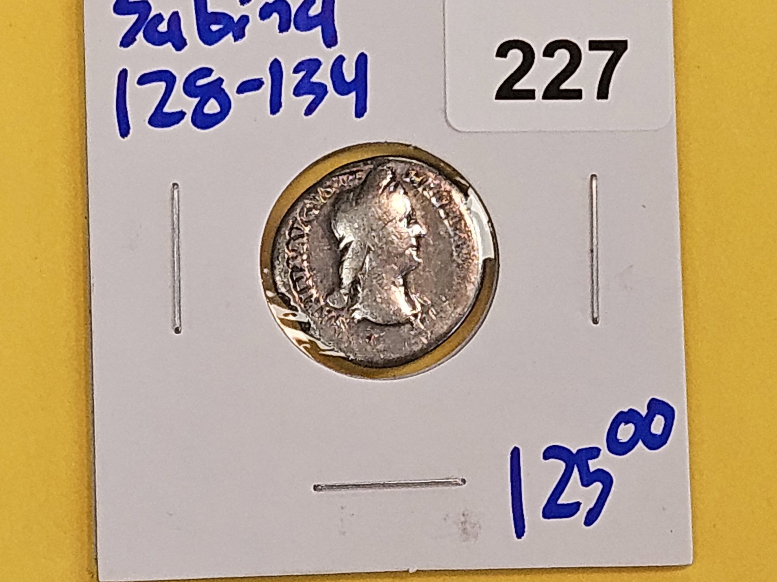 ANCIENT! Roman Silver Denarius Empress Sabine - 2