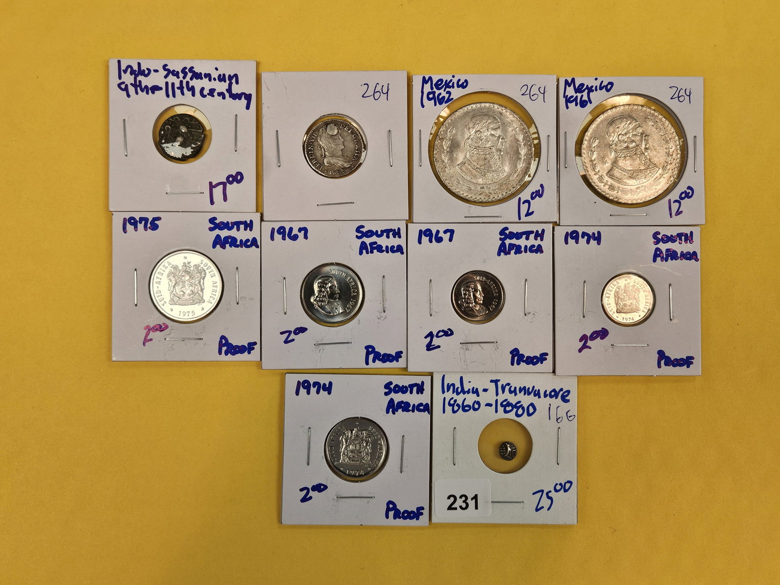Ten lovely mixed World Coins (1 of 7)