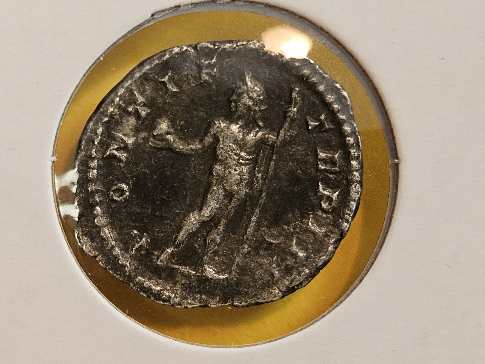 ANCIENT! Silver Roman Denarius with Emporer Caracalla - 3