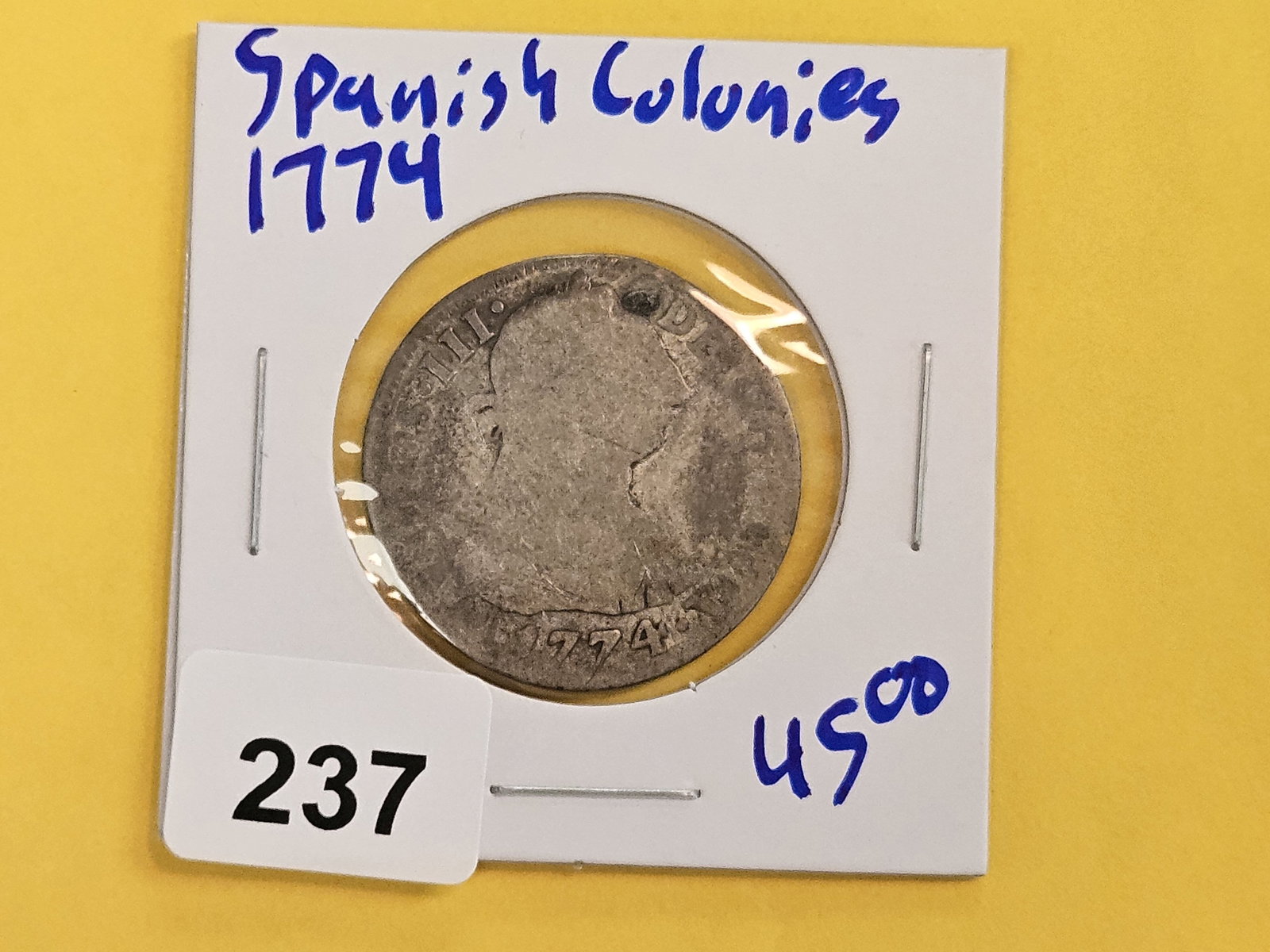 Spanish-Mexico Silver 2 reals - 2