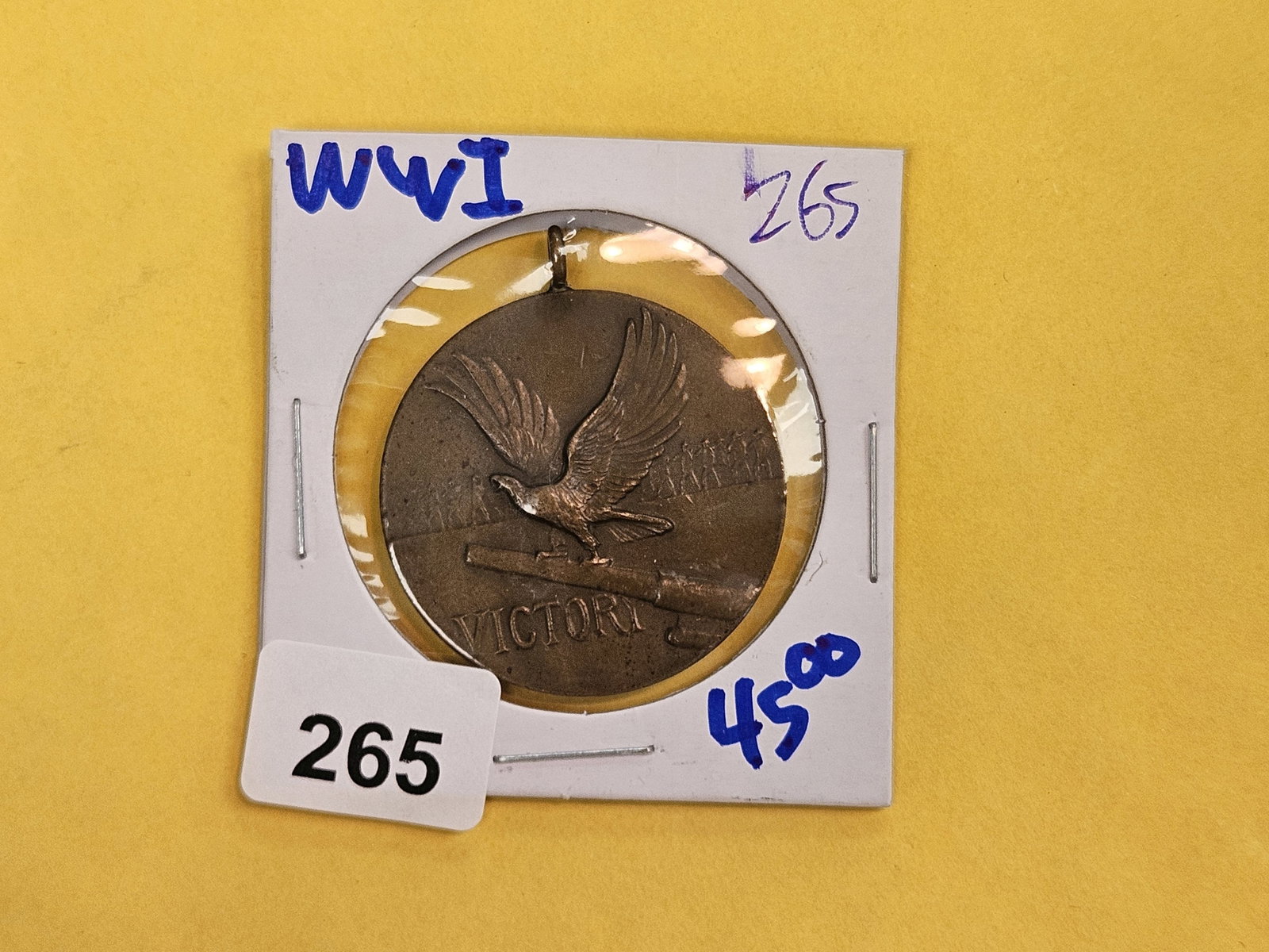 Awarded World War I Bronze Medal - 2