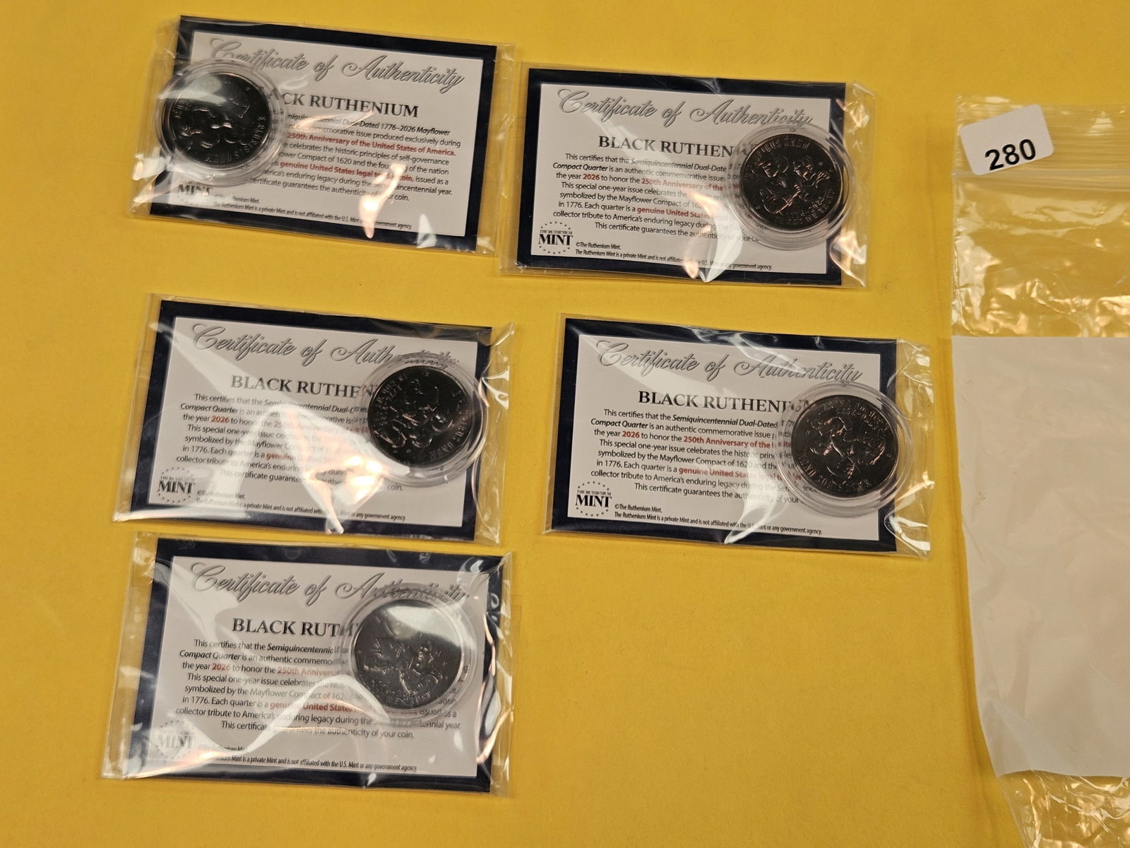Ruthenium Quarters! - 2