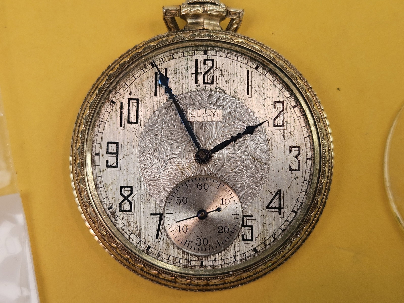 Vintage 14KT Gold-filled Elgin Pocket watch - 2