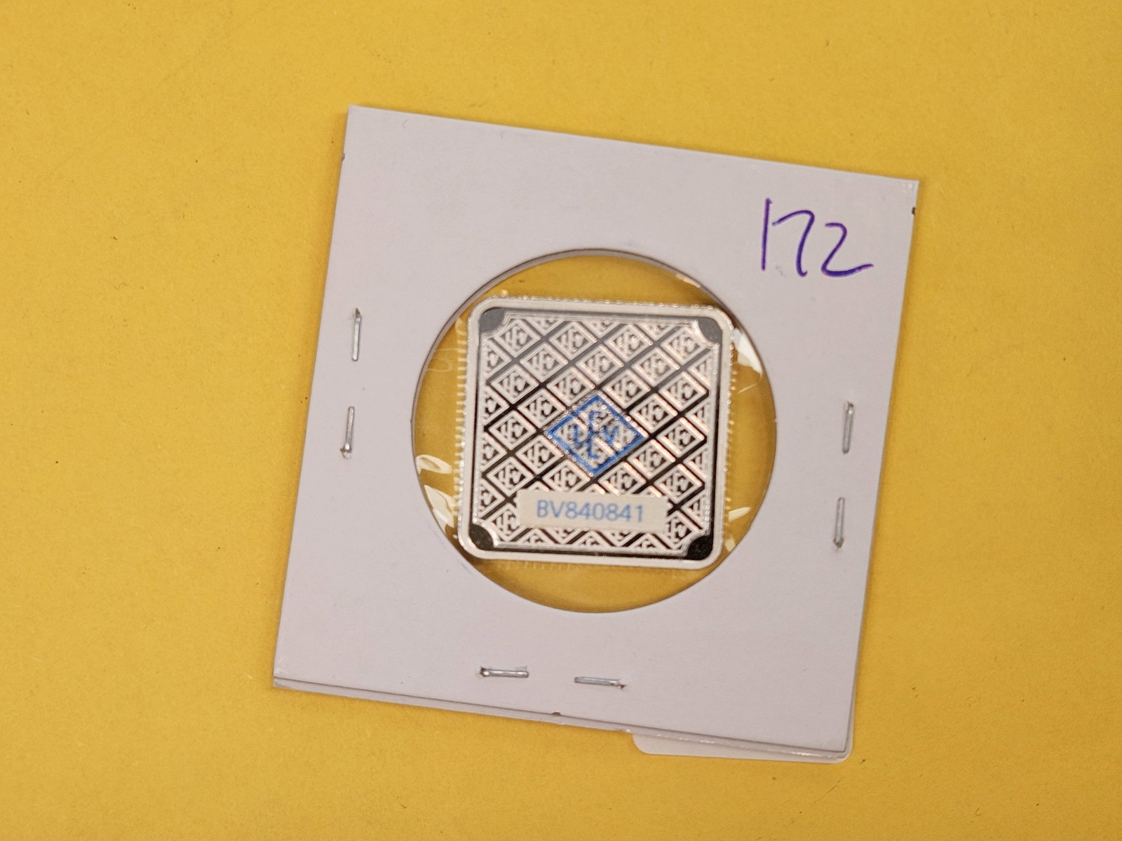 Gieger 10 gram .999 fine silver square - 2