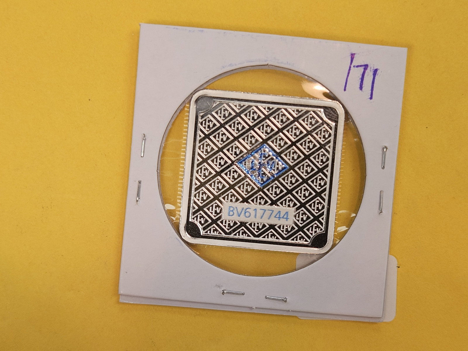 Gieger 20 gram .999 fine silver square - 2