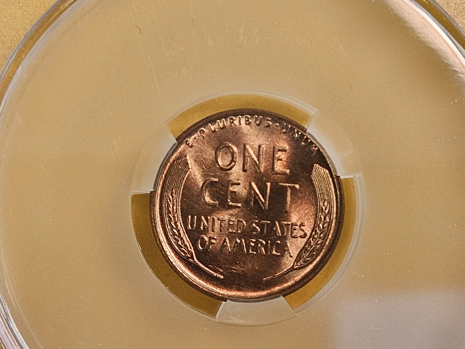 GEM! CACG 1940 Wheat cent in Mint State 66 RED - 4