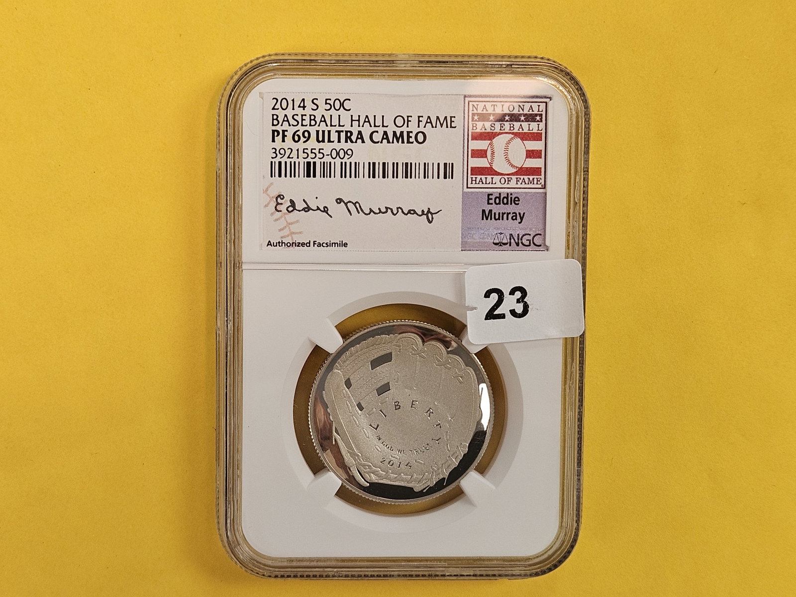 NGC 2014-S Baseball Hall of Fame Half-Dollar in Proof 69 Ultra Cameo - 2