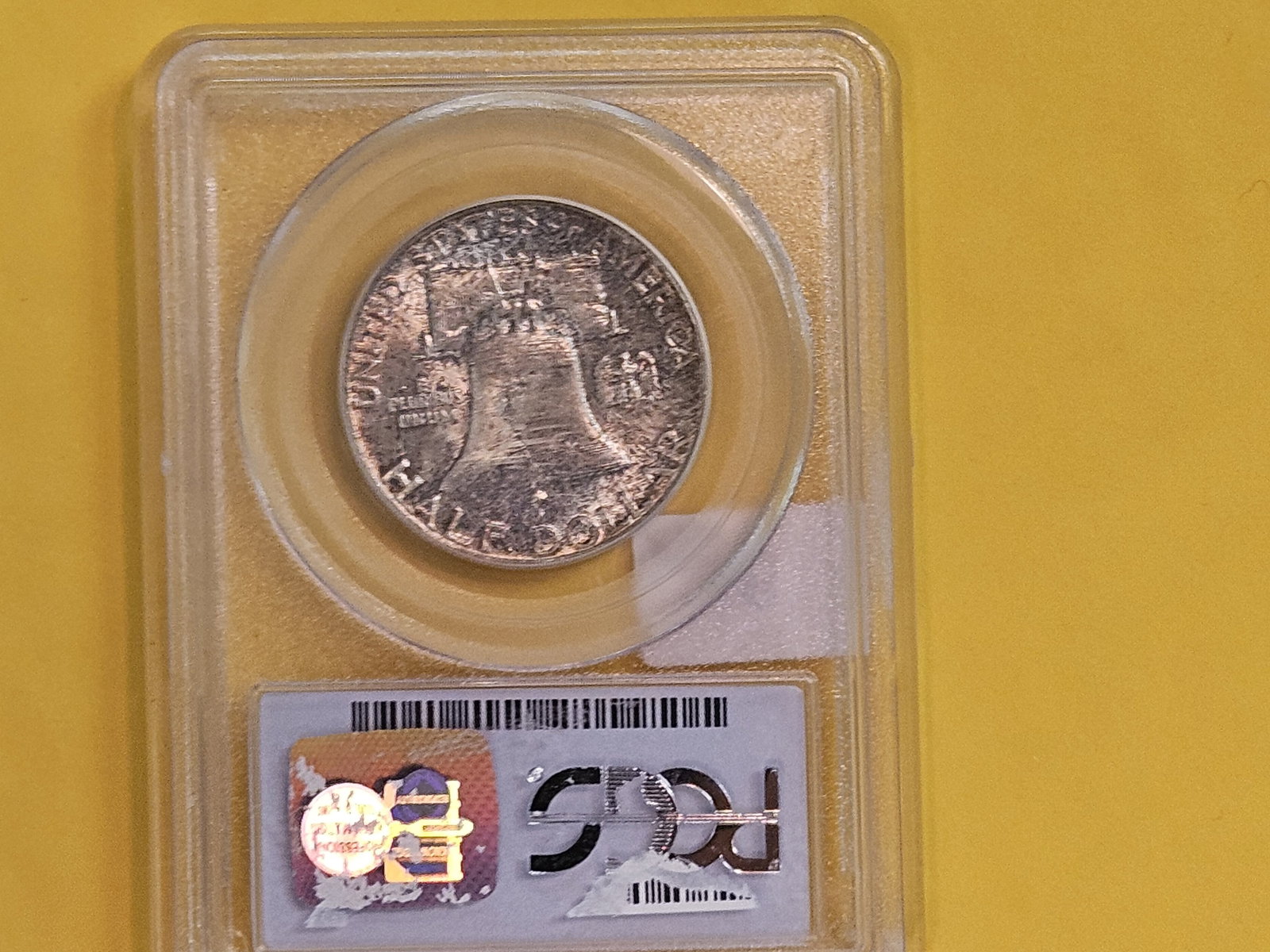 GEM! PCGS 1955 Franklin Half Dollar in Mint State 65 FBL - 4