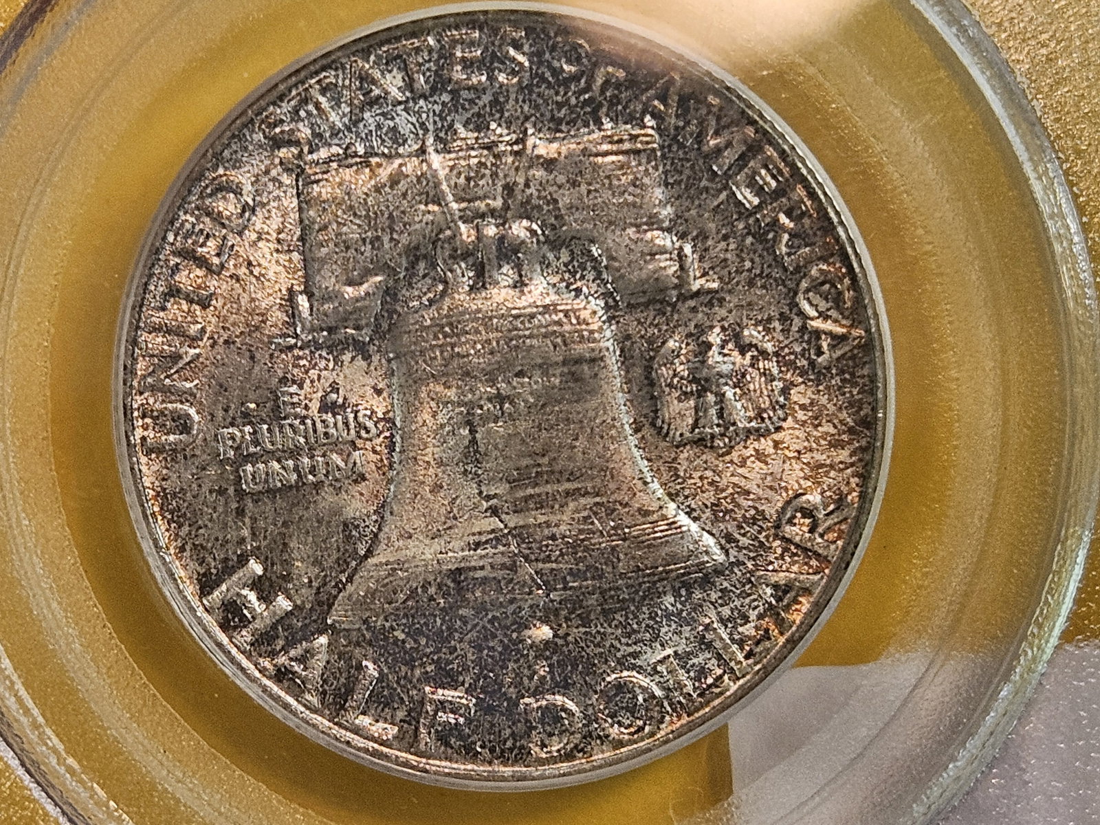 GEM! PCGS 1955 Franklin Half Dollar in Mint State 65 FBL - 5
