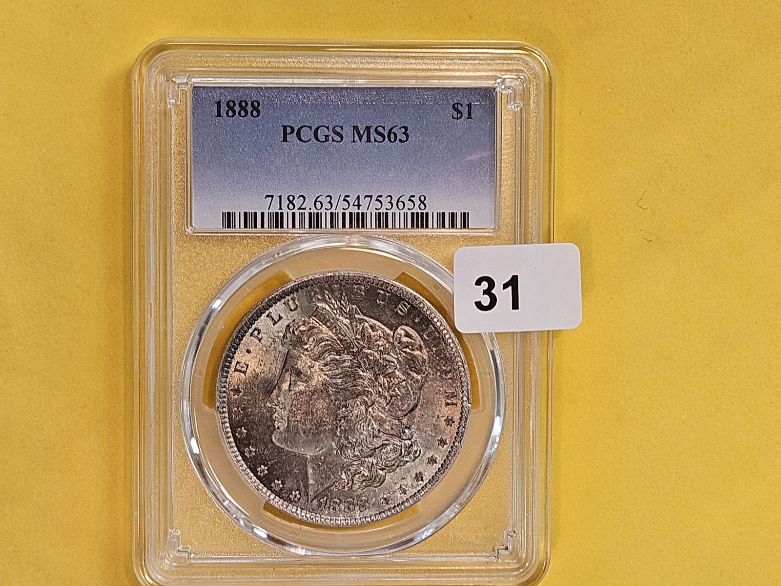 PCGS 1888 Morgan Dollar in Mint State 63 - 2