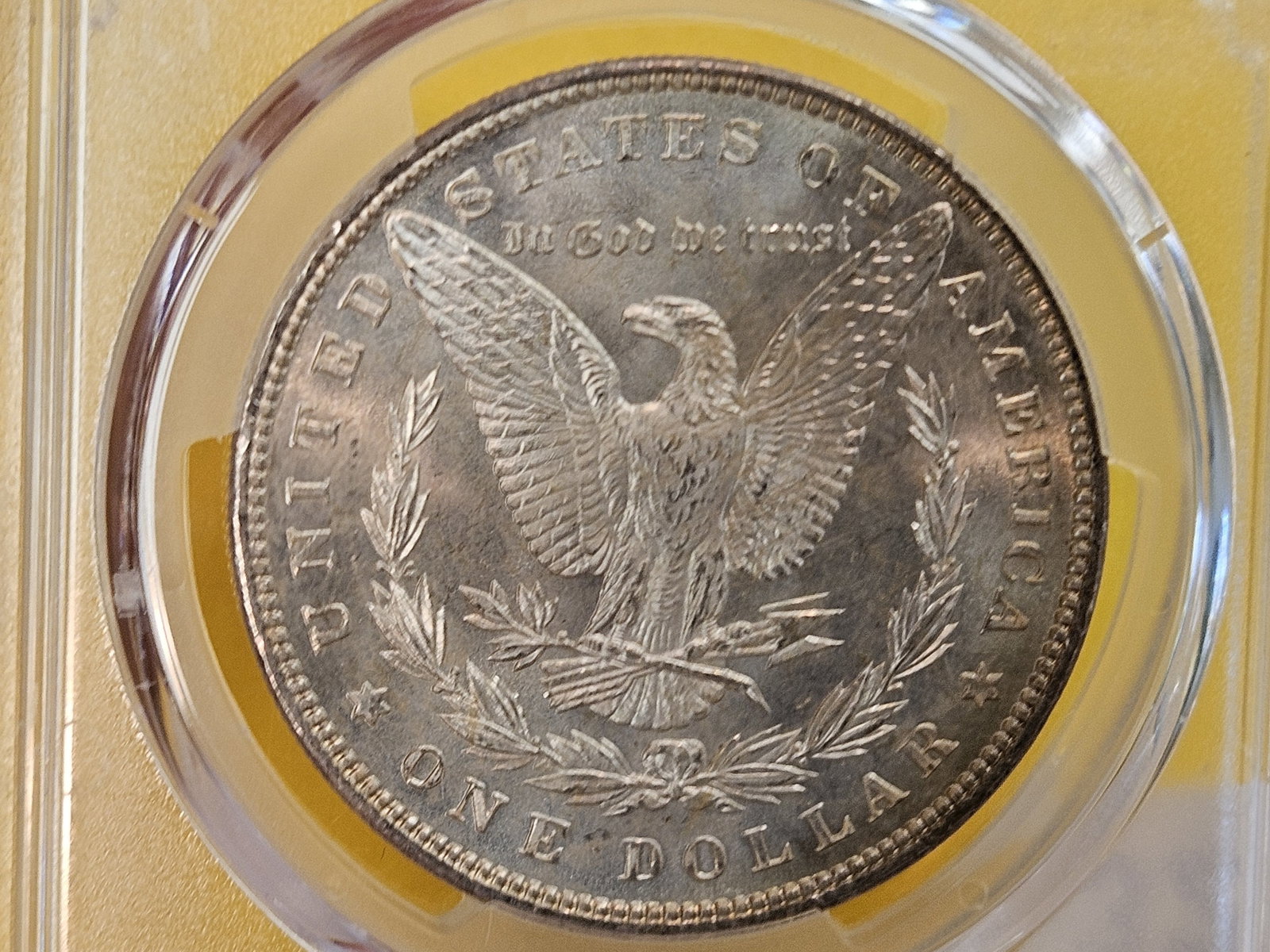 GEM! PCGS 1898 Morgan Dollar in Mint State 65 PLUS - 7