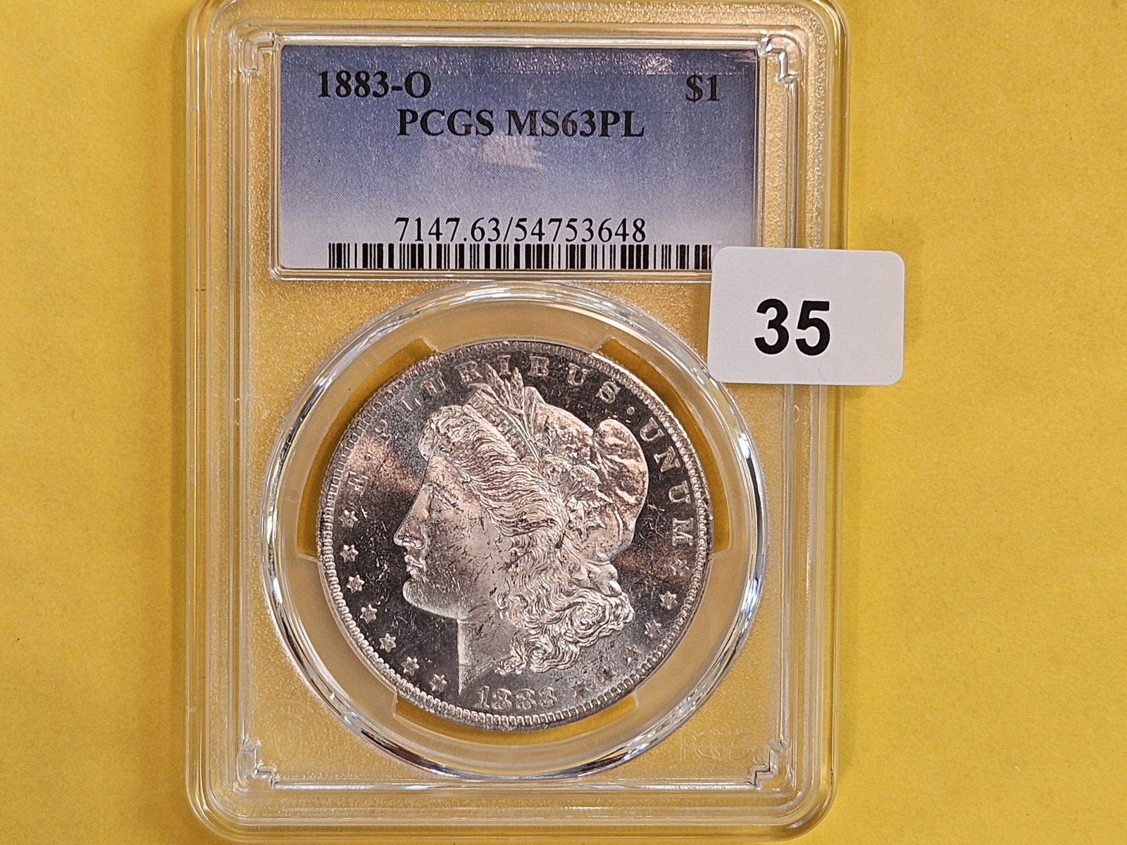 PROOFLIKE! PCGS 1883-O Morgan Dollar in Mint State 63 PL - 2