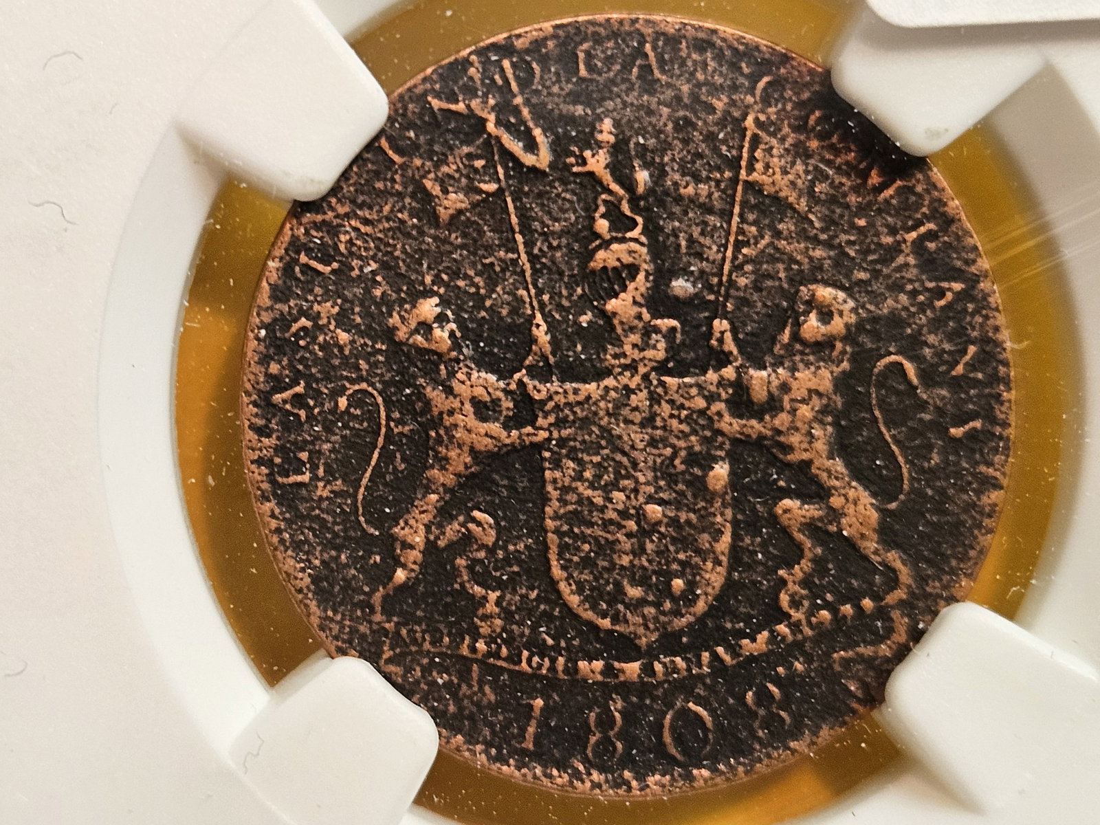 NGC 1808 East India Company 10 Cash (1 of 4)