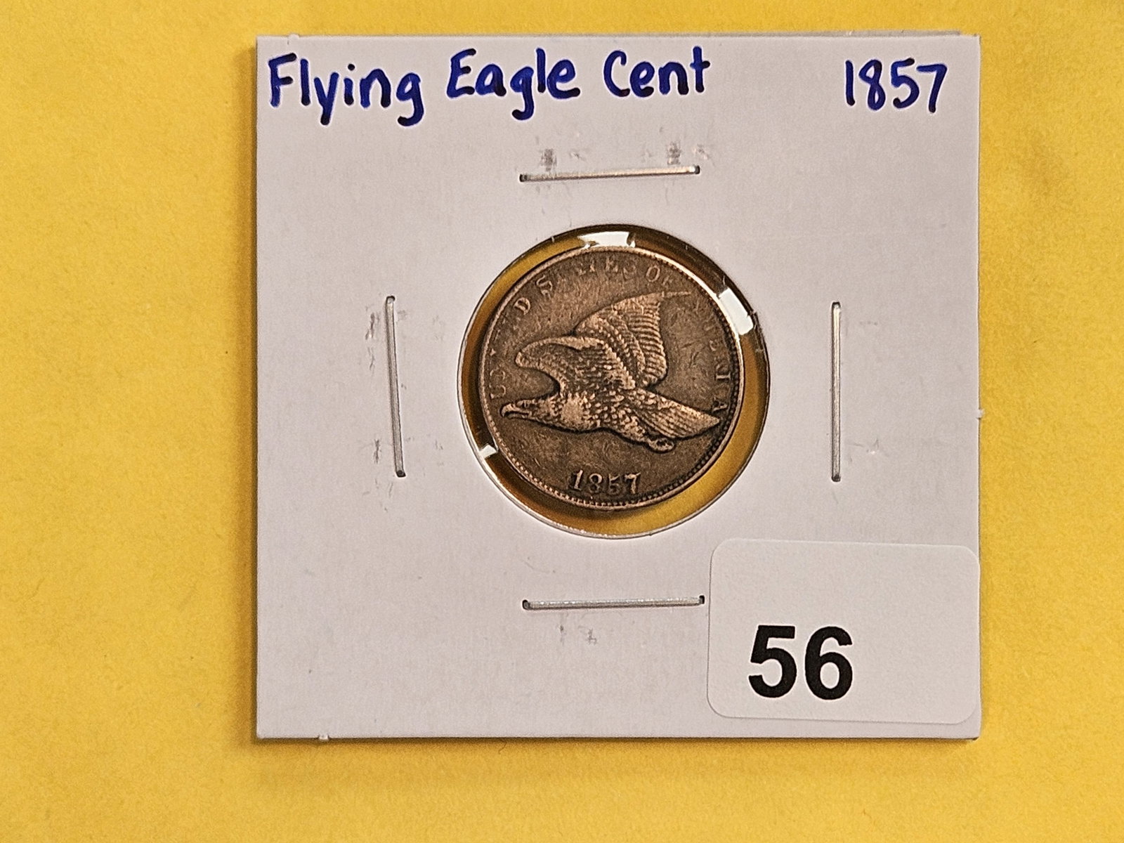1857 Flying Eagle Cent in Very Fine - 2