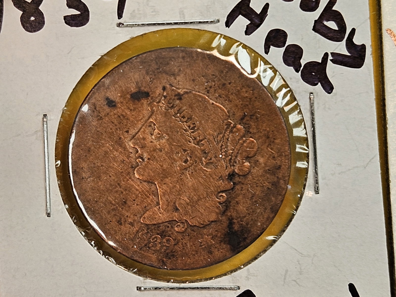 Three Coronet Head Large Cents - 2