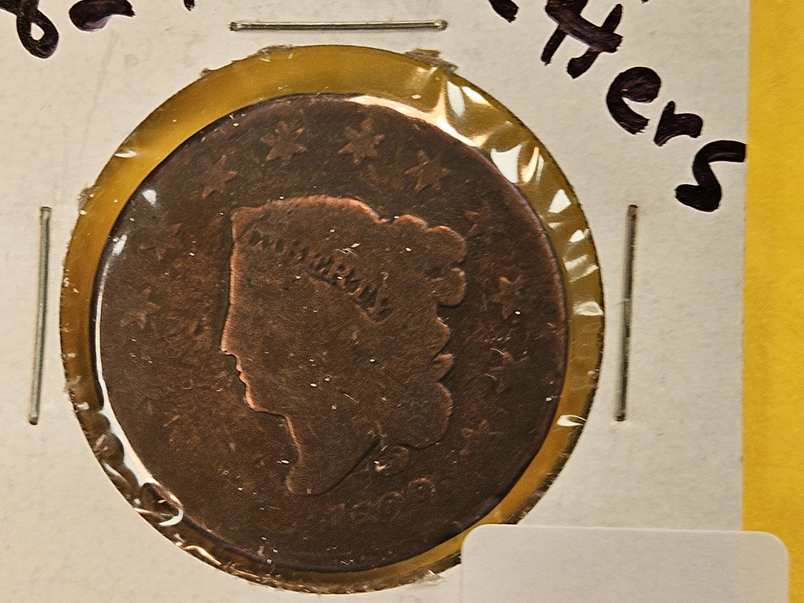 Three Coronet Head Large Cents - 4
