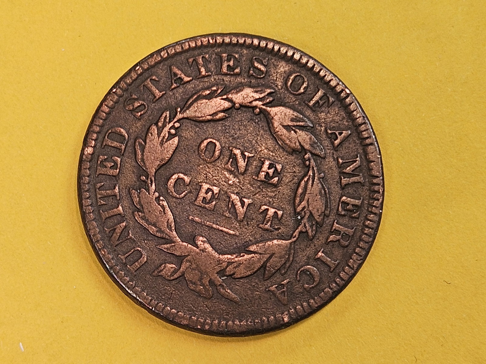 1834 Coronet Head Large Cent - 3