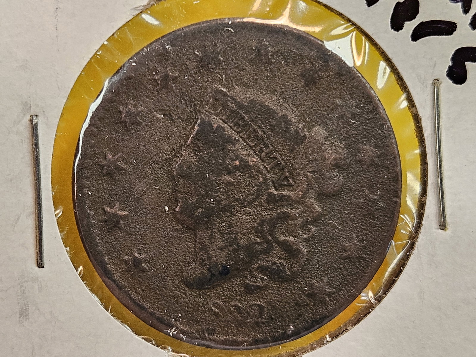 Three Coronet Head Large Cents - 2