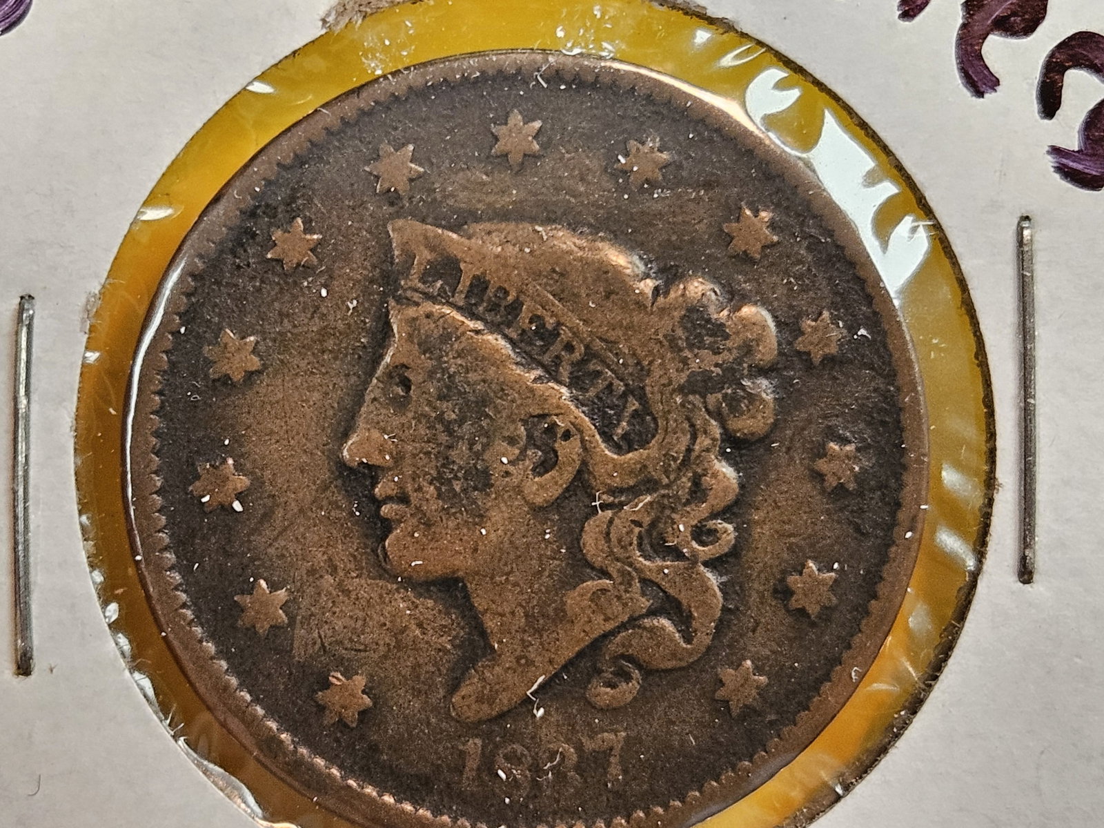 Three Coronet Head Large Cents - 2