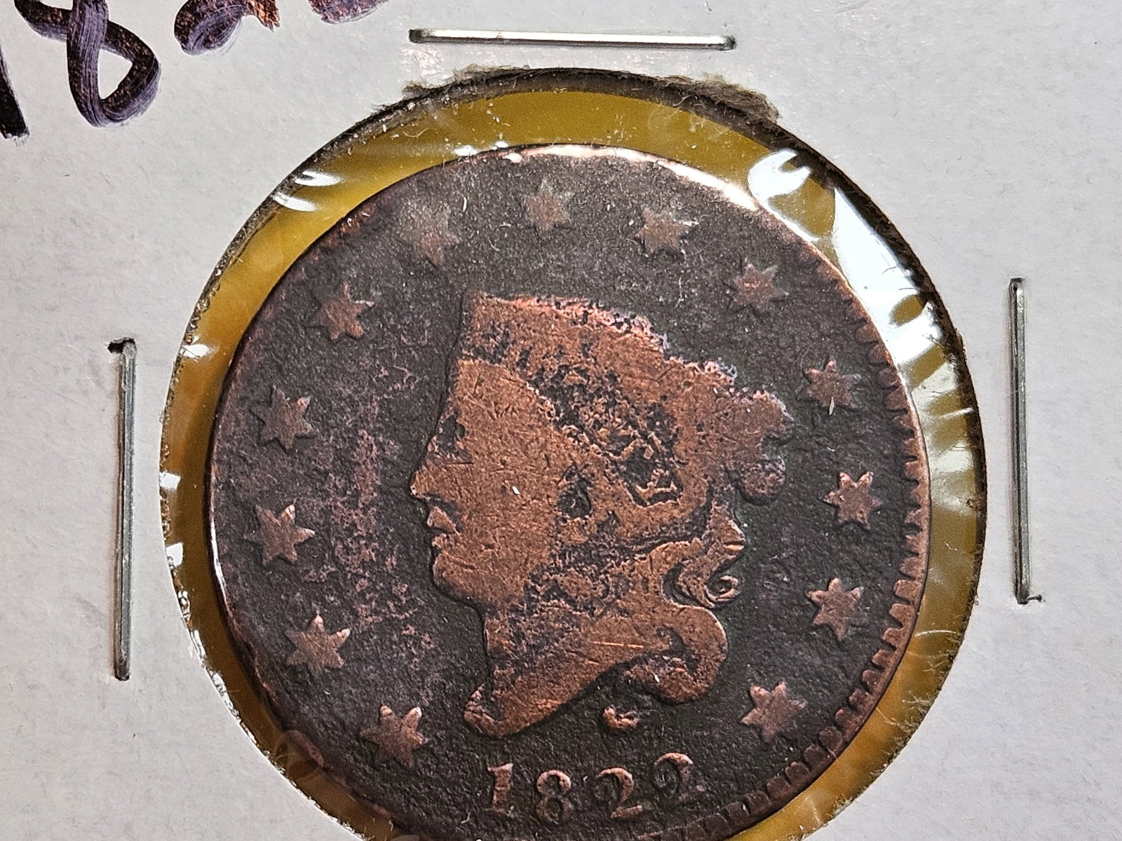 Three Coronet Head Large Cents - 6