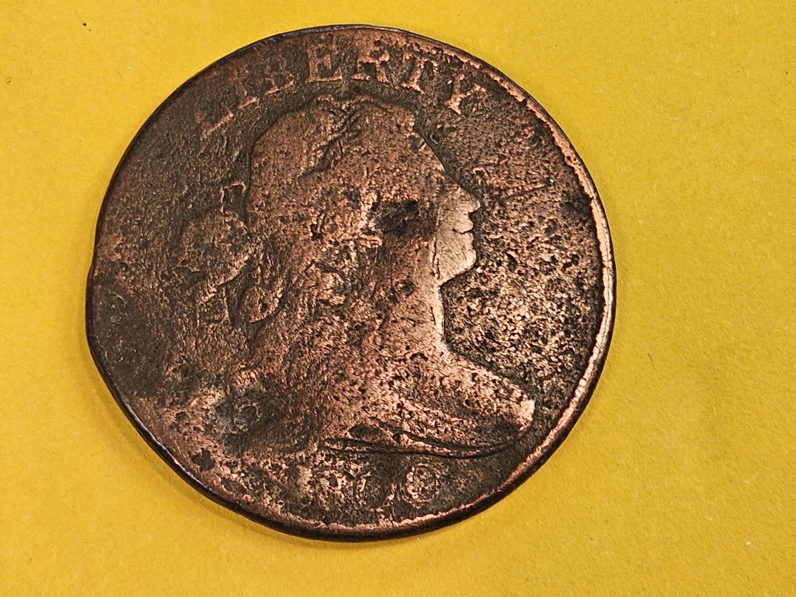 Two 1800 Draped Bust Large Cents - 2