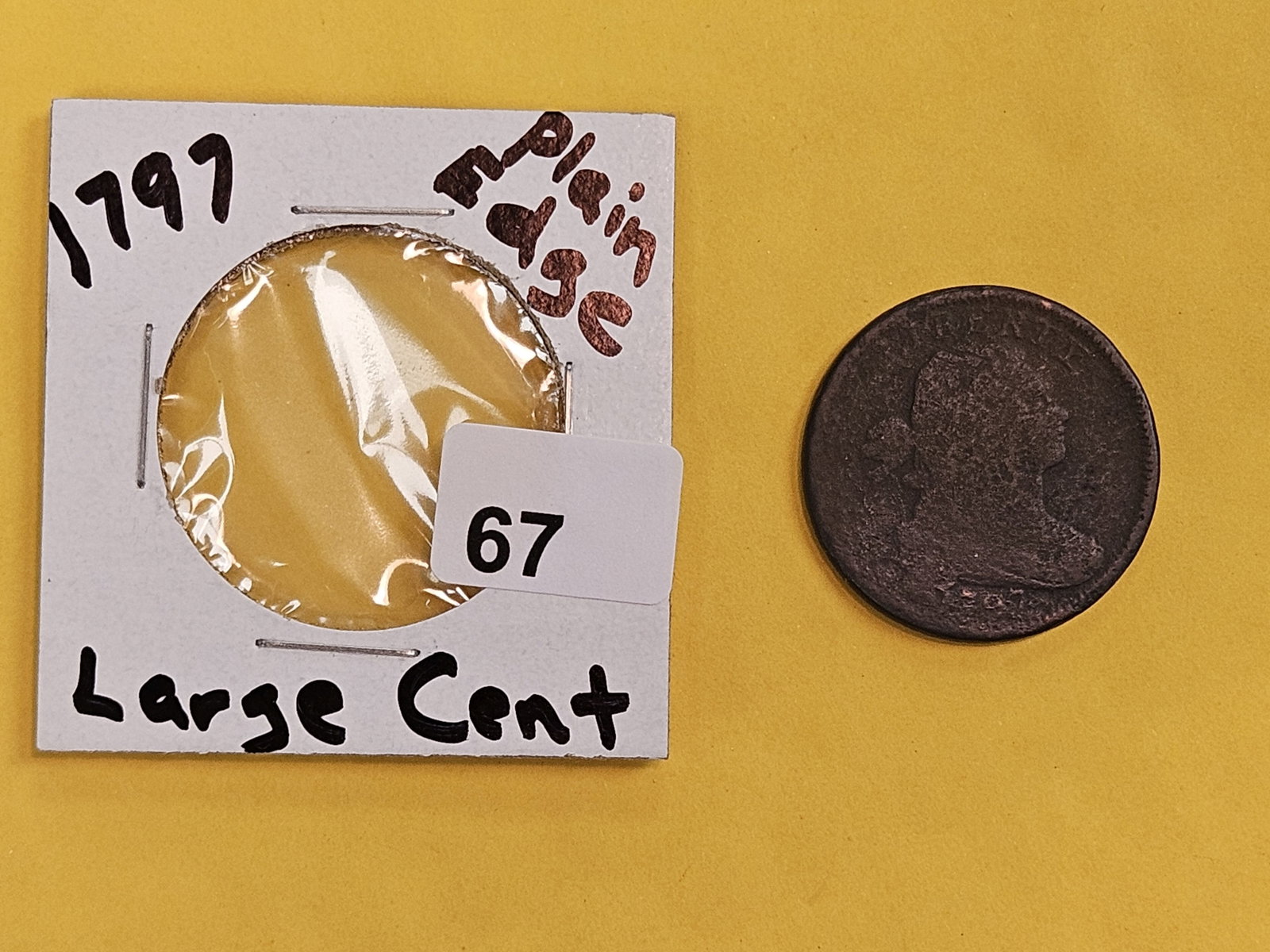 1797 Draped Bust Large Cent - 2